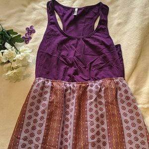 Maxi dress purple